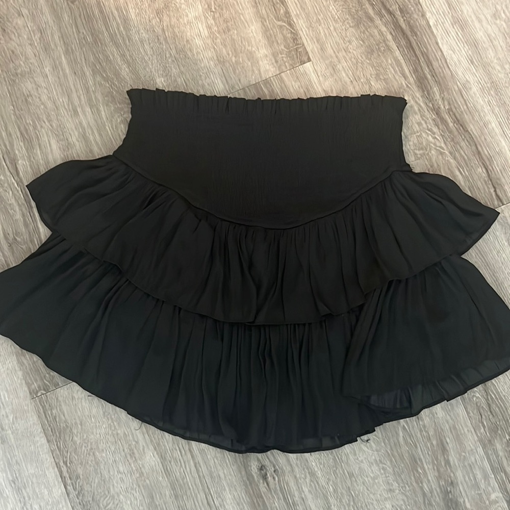 Black Ruffle Skirt!